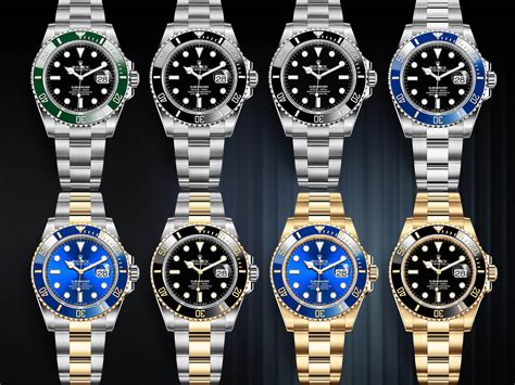 all rolex submariner colors|Rolex Submariner red bezel.